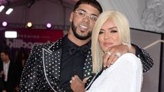 Anuel AA y Karol G en Mandalay Bay Resort and Casino en Las Vegas, NV. Abril 25, 2019. 