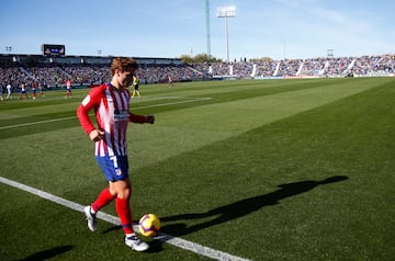 Con el gol de libre directo Antoine Griezmann fue uno de los más destacados del conjunto colchonero