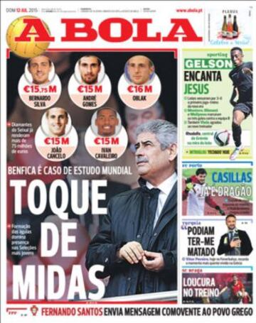 Portadas de la prensa deportiva