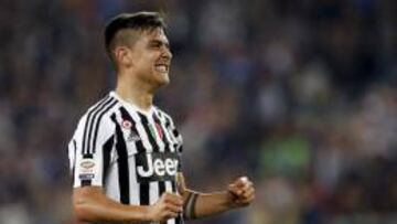 Dybala celebra un gol.