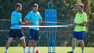 10/07/19 PRETEMPORADA ENTRENAMIENTO DEL ESPANYOL en Torremirona Navata
SERGIO DARDER Y JAVI LOPEZ