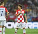 Rakitic y Modric intercambian camisetas con emotivos mensajes