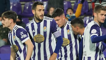 VALLADOLID. 15/12/21. PHOTOGENIC. PARTIDO DE COPA DEL REY ENTRE EL REAL VALLADOLID Y LA UD LAS PALMAS
 GOL DE WEISMANN
 