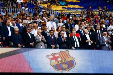 Palco. Josep Mar¨ªa Bartomeu.