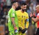 El frío saludo entre Hugo Lloris y Dibu Martínez que ya le da vuelta al mundo