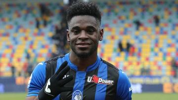 Duv&aacute;n Zapata, delantero del Atalanta. 