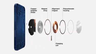 Apple trabaja en el problema de la carga inalámbrica del iPhone 12