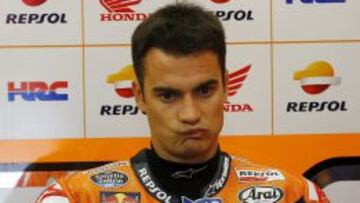 Pedrosa no termina de estar contento con su rendimiento.