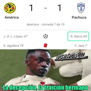 Los memes tunden al América por su empate