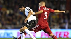 Tino Costa le 'robaba' las botas a Benzema en el Lyon