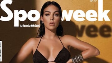 Georgina Rodríguez y su espectacular posado para la revista italiana 'Sportweek'