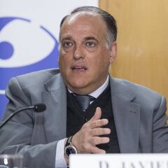 Tebas: "Como madridista, sentí pena por el gol de Messi"