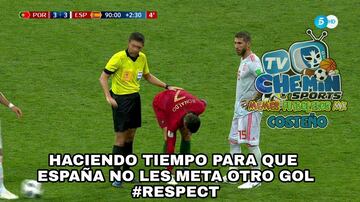 Los memes aplauden a CR7 y se burlan de De Gea