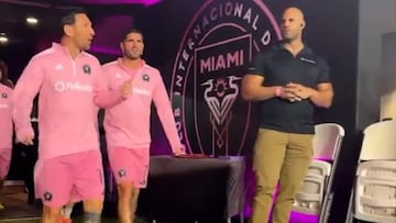 La reacción de Messi al encontrarse a Alcaraz saliendo del túnel de vestuarios: retahíla de memes en camino...