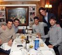 Raúl cenó anoche con Luis Figo, Fernando Hierro y Morientes