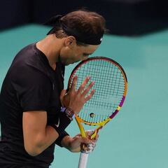 Nadal reaparece en Abu Dabi y termina con mal sabor de boca
