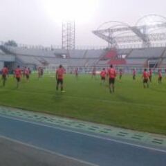 Pizzi ratifica formación en la última práctica en Venezuela