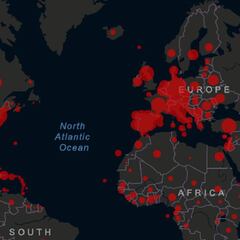 Mapa del coronavirus en el mundo, 20 de mayo: casos y muertos