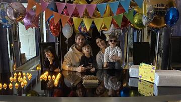 Así ha celebrado Sergio Ramos su cumpleaños en casa y con su familia