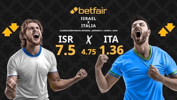 Israel vs. Italia: horario, dónde ver, pronósticos y clasificación
