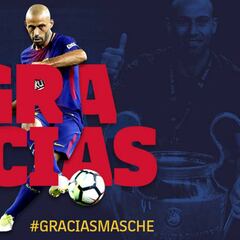Homenaje con sorpresa para
el adiós de Mascherano