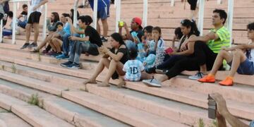 El color previo al Argentina vs México en Mendoza