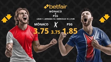 AS Mónaco vs. PSG: horario, dónde ver, pronósticos y clasificación