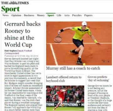 Portadas de la prensa extranjera