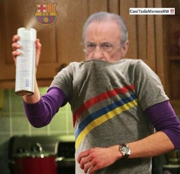 Robo, atraco... Los memes m¨¢s divertidos del Cl¨¢sico