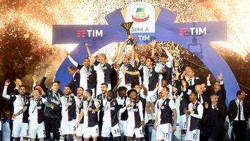 Celebraci&oacute;n de la Juventus de la Serie A