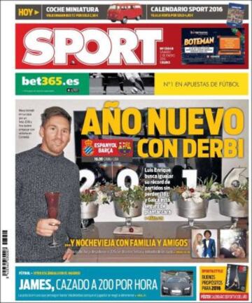 Portadas de la prensa mundial