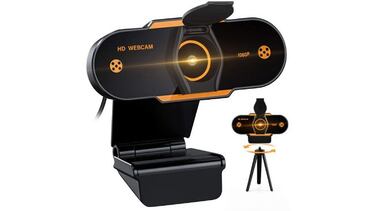 Con micrófono incorporado y enfoque automático: encontramos la cámara web Full HD 1080P superventas