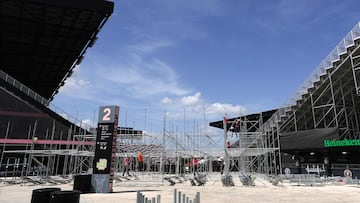 Inter Miami continues to work at forced marches to expand the capacity of the DRV PNK Stadium for the debut of the Argentine star on July 21.