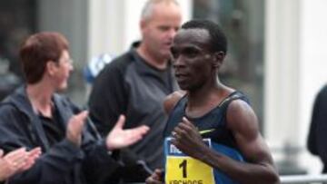 Kiphoge durante una carrera.