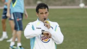 Luis García, en una sesión.