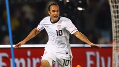 Landon Donovan y Estados Unidos calientan el partido amistoso ante México