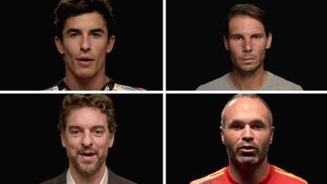 Iniesta, Gasol, Márquez, Nadal...: el espectacular spot de la Davis que pone los pelos de punta