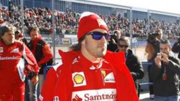 <b>CONCENTRADO. </b>Alonso y todos los integrantes de Ferrari deben aprovechar bien los test de Montmeló para llegar a tope a Australia.