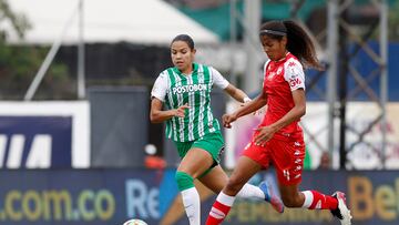 Atlético Nacional e Independiente Santa Fe se enfrentaron en el Polideportivo Sur por la fecha 15 de la Liga BetPlay Femenina