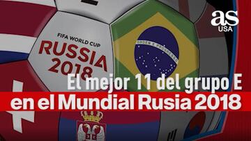 El mejor 11 del grupo E en el Mundial Rusia 2018