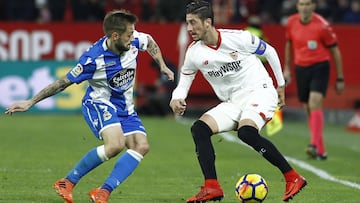 Fede Cartabia vio la quinta amarilla por una entrada sobre Escudero.