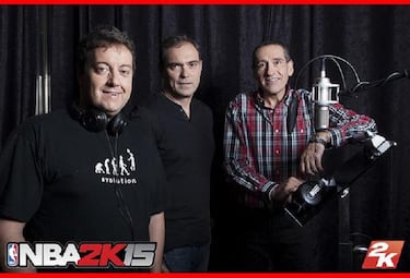 NBA 2K15 estrenará comentarios de Daimiel, Quiroga y Serrano
