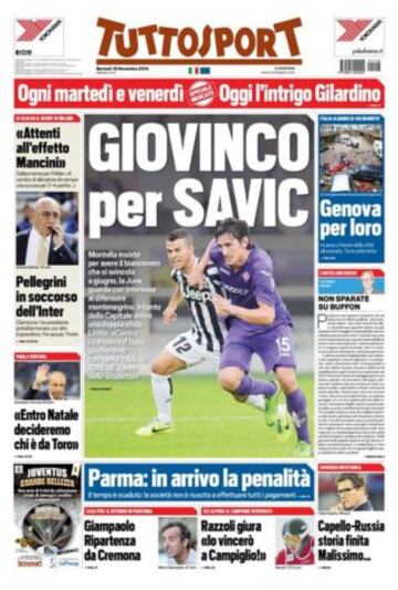 Portadas de la prensa deportiva