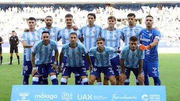 Un once reciente del Málaga.