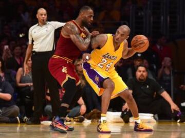 LeBron James y Kobe Bryant.