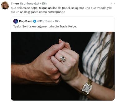 Los memes del compromiso entre Taylor Swift y Travis Kelce: las ‘swifties’ enloquecen y dejan estas imágenes para el recuerdo