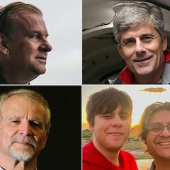 Who were the five passengers on board the Titan submarine which imploded?