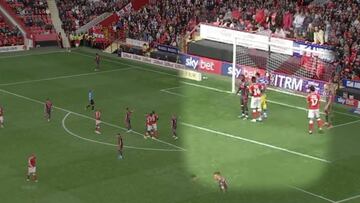 La jugada por la que Kiko Casilla ha sido sancionado por insultos racistas y que él niega del todo