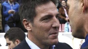 El entrenador del Rayo Vallecano Paco Jémez y el del Celta de Vigo, Eduardo Berizzo