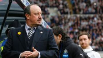 Rafa Benítez, con el Newcastle.